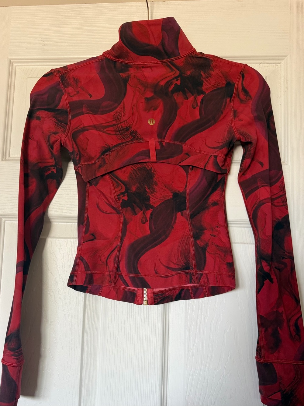 lululemon athletica Red & Black Lunar New Year Define Cropped Jacket - Picture 3 of 5